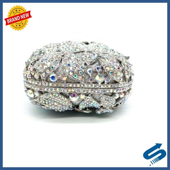 Crystal Rhinestone Evening Clutch Bag Luxury Wedding Party Purse
